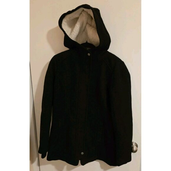 Garage Jackets & Blazers - Garage Wool Blend Coat With Half Sherpa Lining Size Medium Winter Cozy Warm Y2K